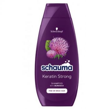 Hlavný obrázok Schauma Keratin Strong šampón pre jemné vlasy 400ml