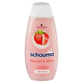 Hlavný obrázok Schauma Nourish & Shine Strawberry šampón na poškodené vlasy 400ml