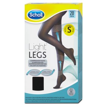 Hlavný obrázok Scholl Light Legs 20DEN kompresné pančuchové nohavice S čierne