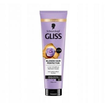 Hlavný obrázok Schwarzkopf Gliss Blonde Hair Perfector regeneračná maska na vlasy 150ml