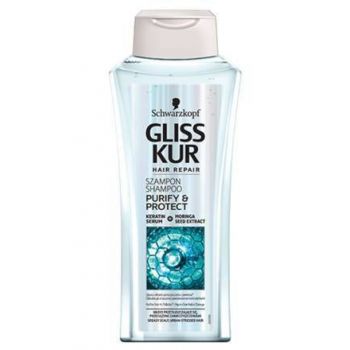 Hlavný obrázok Schwarzkopf Gliss Kur Purify & Protect šampón na mastné, namáhané vlasy 250ml