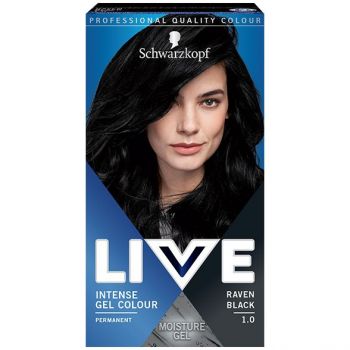 Hlavný obrázok Schwarzkopf Live Intense Colour Gel 1.0 Havrania Čierna gélová farba na vlasy