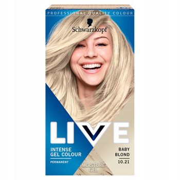 Hlavný obrázok Schwarzkopf Live Intense Colour Gel 10.2 Baby blond gelová farba na vlasy