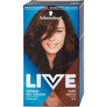 Hlavný obrázok Schwarzkopf Live Intense Colour Gel 4.0 Tmavohnedá gélová farba na vlasy