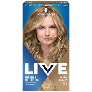 Hlavný obrázok Schwarzkopf Live Intense Colour Gel 8.0 Pravý Blond gelová farba na vlasy