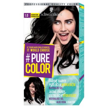 Hlavný obrázok Schwarzkopf Pure Color 1.0 Havrania Čierna farba na vlasy