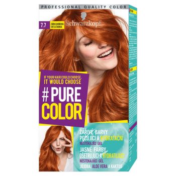 Hlavný obrázok Schwarzkopf Pure Color 7.7 Svetlá škorica farba na vlasy