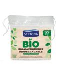 Septona 100% bio rozložiteľné bavlnené vatové tyčinky náhradná náplň 100ks 6502