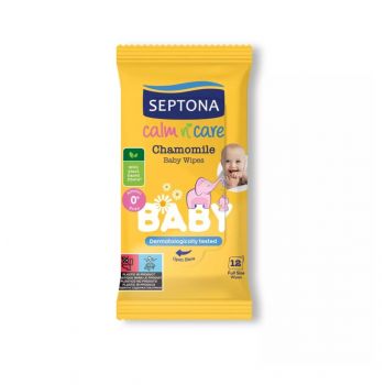 Hlavný obrázok Septona Baby Chamomile vlhčené utierky 12ks 4271