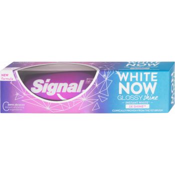 Hlavný obrázok Signal White Now GLOSSY shine zubná pasta 50ml
