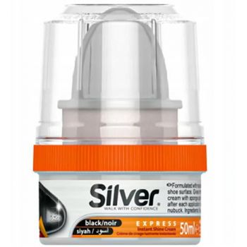 Hlavný obrázok Silver Čierny samoleštiaci krém na obuv 50ml