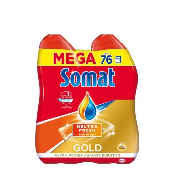 Hlavný obrázok Somat DUO Gold Neutral Fresh 2x684ml gél do umývačky riadu  (74 dávok)