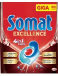 Somat GIGA Excellence 4in1 kapsule do umývačky riadu 60ks