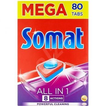 Hlavný obrázok Somat tablety do umývačky MEGA All in 1 80ks