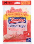 Spontex Perfect Light gumenné rukavice M 2 páry