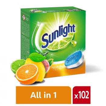 Hlavný obrázok Sunlight All in 1 Lemon tablety do umývačky 102ks