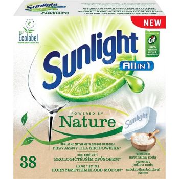 Hlavný obrázok Sunlight tablety do umývačky All in 1 Nature 38ks