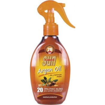 Hlavný obrázok SunVital Argan Oil opaľovacie mlieko SPF20 200 ml