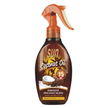 Hlavný obrázok SunVital olej na opaľovanie OF15 Kokosový olej 200ml 