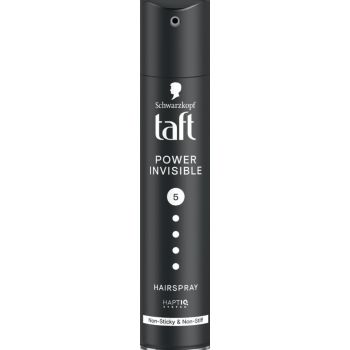 Hlavný obrázok Taft Power Invisible 5 Non-Sticky & Non-Stiff lak na vlasy 250ml