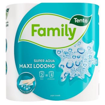 Hlavný obrázok Tento Family Super Aqua Maxi Looong kuchynské utierky 2ks 2-vrstvové