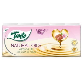 Hlavný obrázok Tento hygienické vreckovky 10ks Almond Oils 4-vrstvové