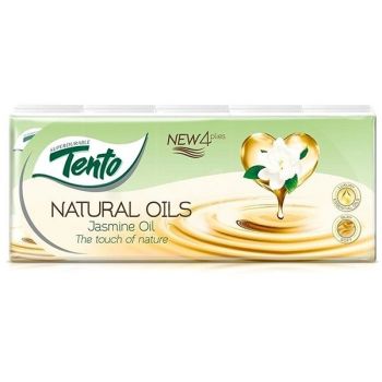 Hlavný obrázok Tento hygienické vreckovky Jasmin Oil 4-vrstvové 10ks