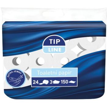 Hlavný obrázok Tip Line toaletný papier 3-vrstvový 24ks