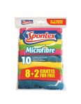 Utierka Spontex Microfibre 8+2ks 30x30cm