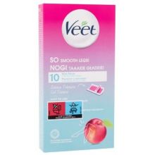 loader for Veet depilačné pásiky na nohy s vôňou nektarínky 10ks