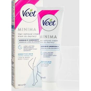 Hlavný obrázok Veet depilačný krém Minima pre Citlivú pokožku 100ml