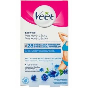 Hlavný obrázok Veet Easy-Gel depilačné pásiky pre citlivú pokožku 16ks