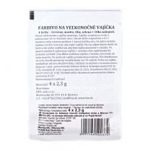 loader for Veľkonočná farba na vajíčka 4x2,3g+10ks nálepky