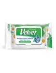 Velvet Camomile & Aloe Vera vlhčený toaletný papier 42ks 