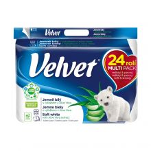 loader for Velvet Jemne biely toaletný papier 3-vrstvový 24ks