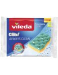 Vileda Glitzi Always Clean sava špongia na riad 2ks