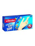 Vileda Multi Latex hygienické rukavice S/M 100ks biele nepúdrovane