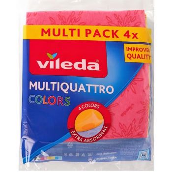 Hlavný obrázok Vileda Multiquattro Colors utierka 36x34cm 4ks