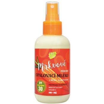 Hlavný obrázok Vivaco Bio 100% prírodné Mrkvové mlieko na opaľovanie SPF30 150ml