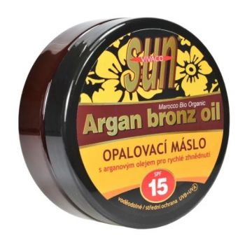 Hlavný obrázok Vivaco Sun Argan Bronz opaľovacie maslo SPF15 200ml