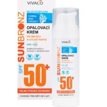 loader for Vivaco Sun Bronz Coral Friendly opaľovaci krém bez octocrylenu SPF50+ 50ml