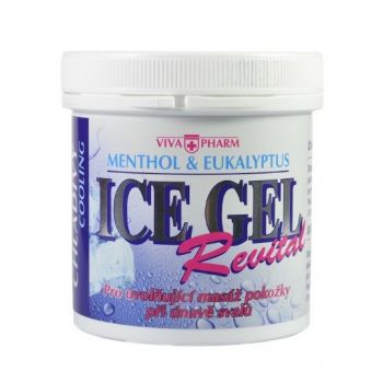 Hlavný obrázok VivaPharm Menthol & Eukalyptus Ice gel Revital 250ml chladivý modrý