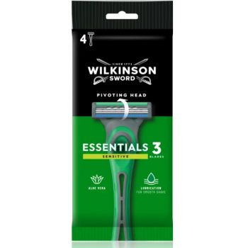 Hlavný obrázok Wilkinson Sword Essentials 3 Sensitive pánske jednorazové žiletky 4ks