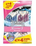 Wilkinson Xtreme3 Beauty dámskz jednorazový strojček 8ks