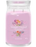Yankee Candle Hand Tied Blooms dekoratívna sviečka v skle 567g