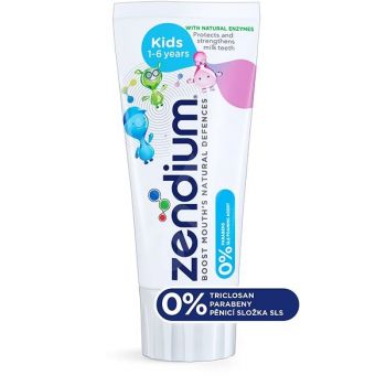 Hlavný obrázok Zendium zubná pasta Kids 0-6 rokov 50ml