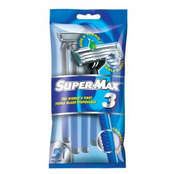 Hlavný obrázok Žiletky jednorázový holiaci strojček SuperMax 5ks Men